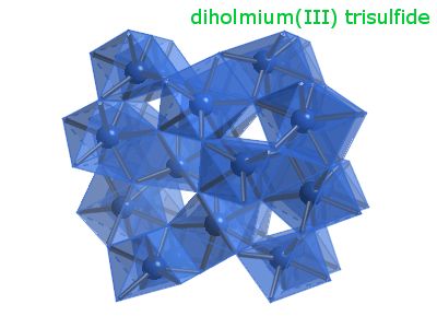 Crystal structure of diholmium trisulphide