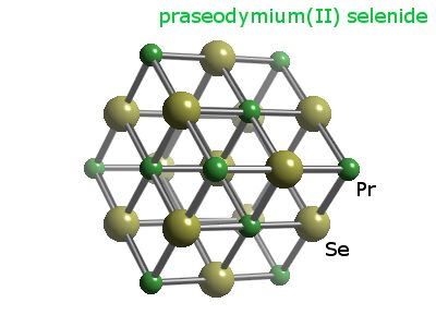 Crystal structure of praseodymium selenide